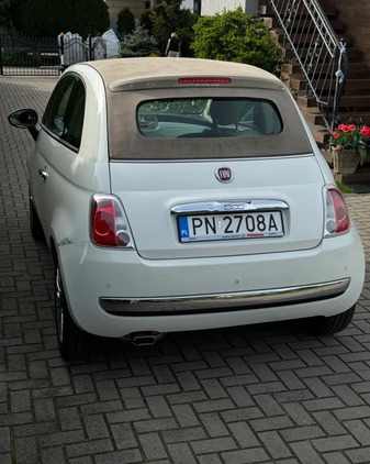 Fiat 500 cena 24300 przebieg: 126000, rok produkcji 2013 z Konin małe 596